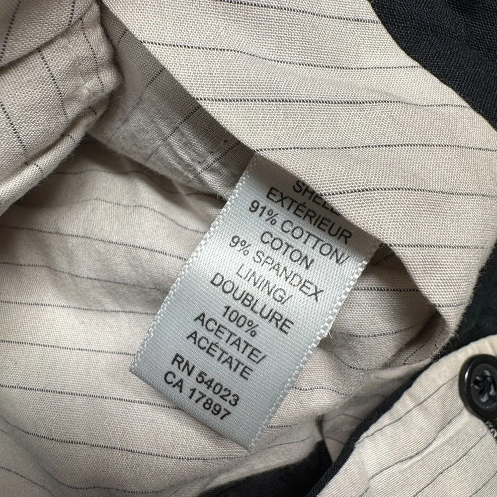 Banana Republic Wide Leg Casual Dress Pants Trousers Black Men's Size‎ 34x30